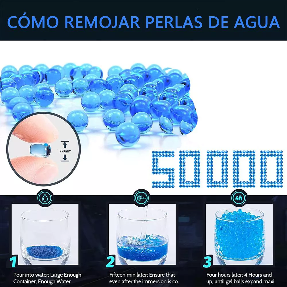 Pistola De Juguete Infantil De Bola De Hidrogel Ak74m 105cm