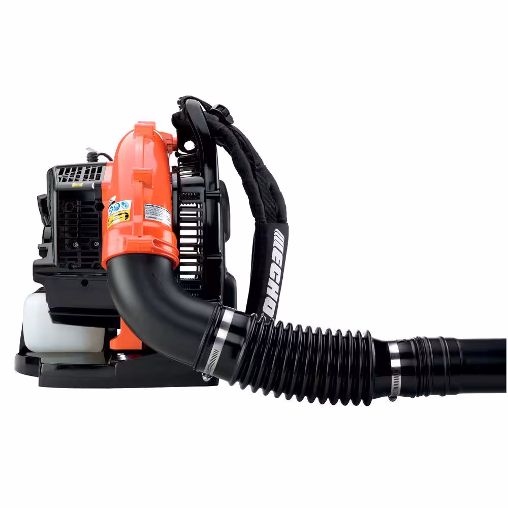 ECHO 216 MPH 517 CFM 58.2cc Gas Mochila de 2 tiempos Soplador de hojas con acelerador de tubo PB-580T