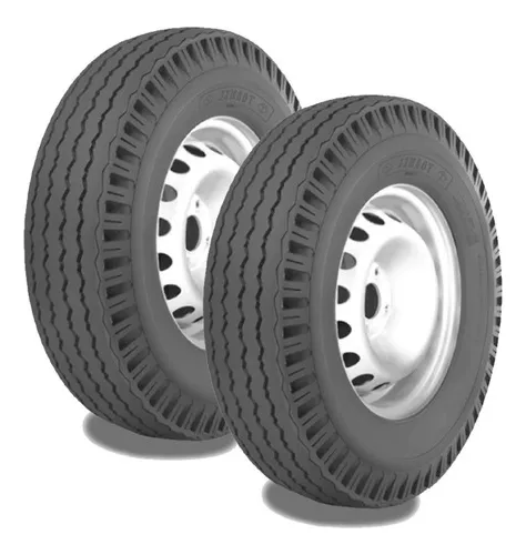 Paquete 2 Llantas 7.50-17 Tornel T1300 10 Capas Sin Camara