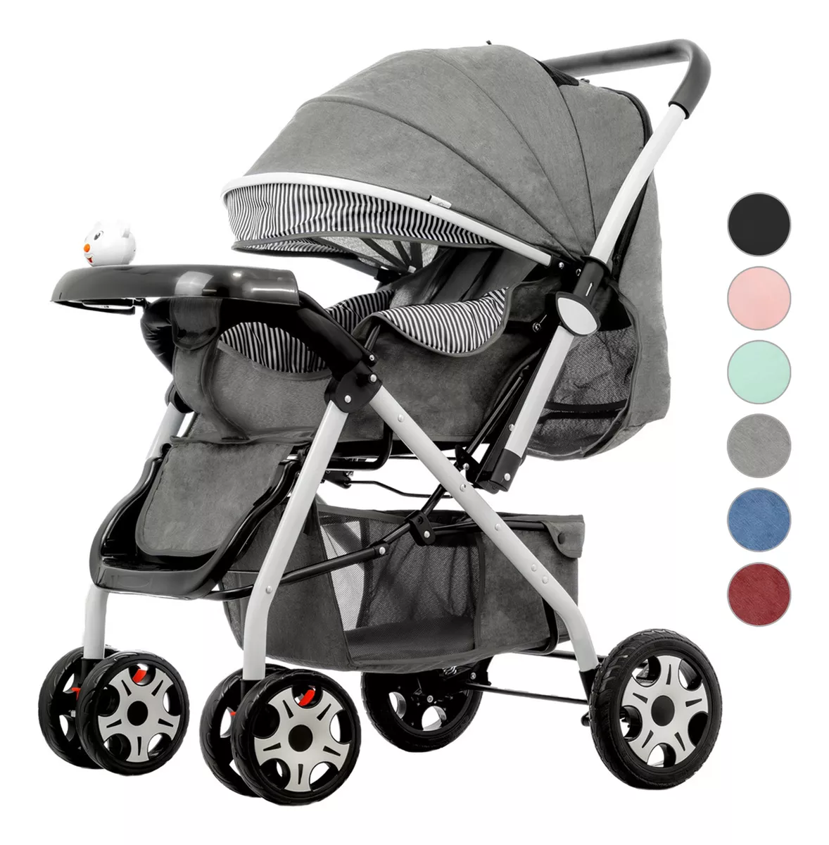 Carriola Plegable Para Bebé Reversible Reclinable Nube