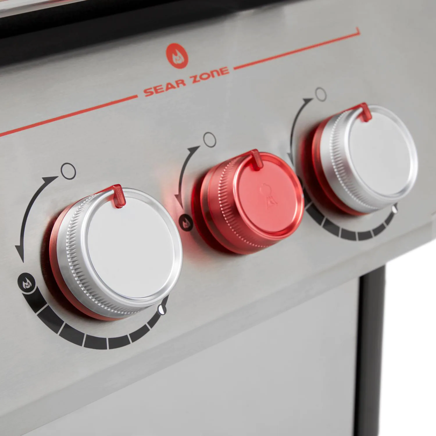 Weber GENESIS S-335 Parrilla de gas propano con quemador para dorar y quemador lateral-acero inoxidable-35400001