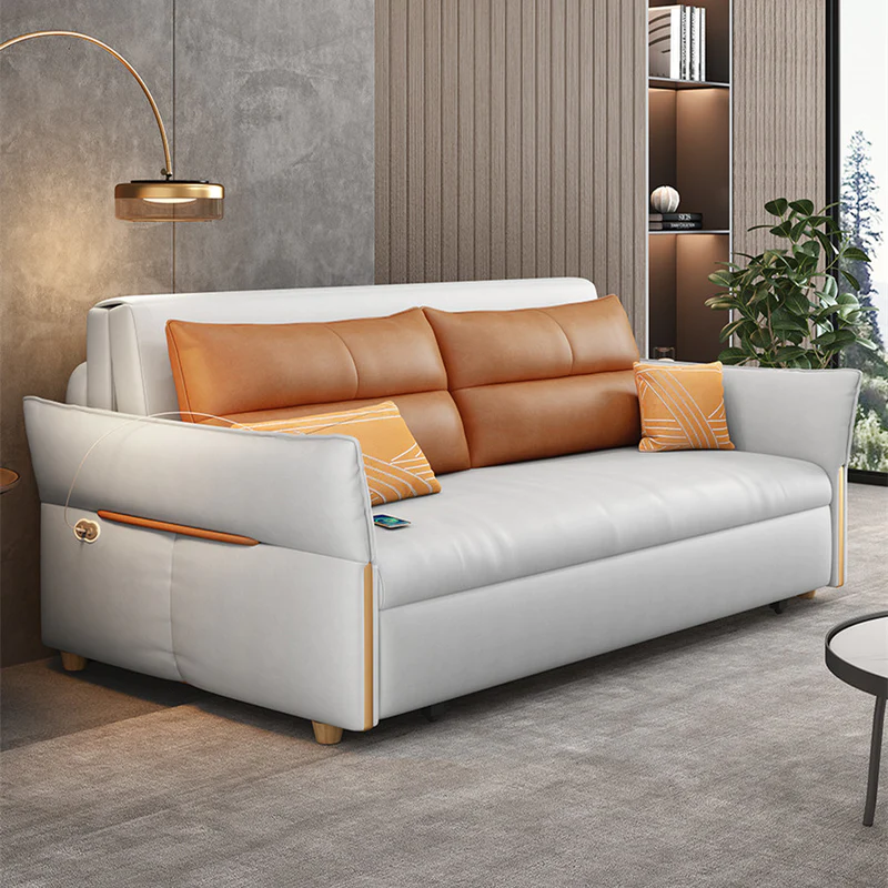🔥Sof&aacute; cama el&eacute;ctrico con control remoto y caj&oacute;n de almacenamiento debajo🔥