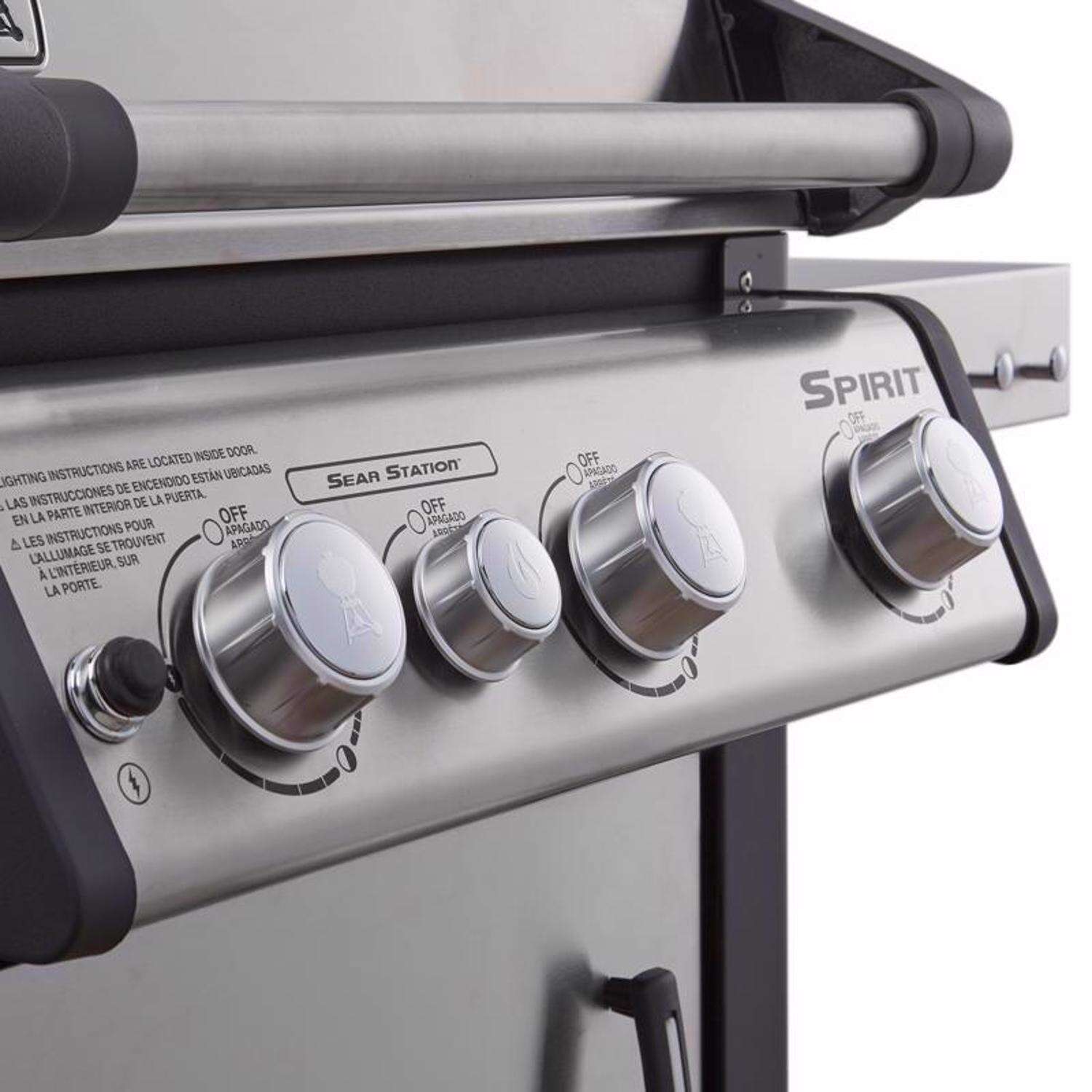 Weber Spirit SP-335 3 Burner Liquid Propane Grill acero inoxidable