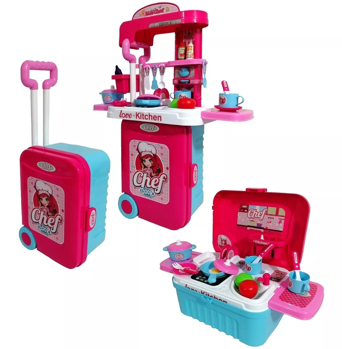 Cocina Cocinita Juguete Luz Sonido Creatividad Infantil Moda