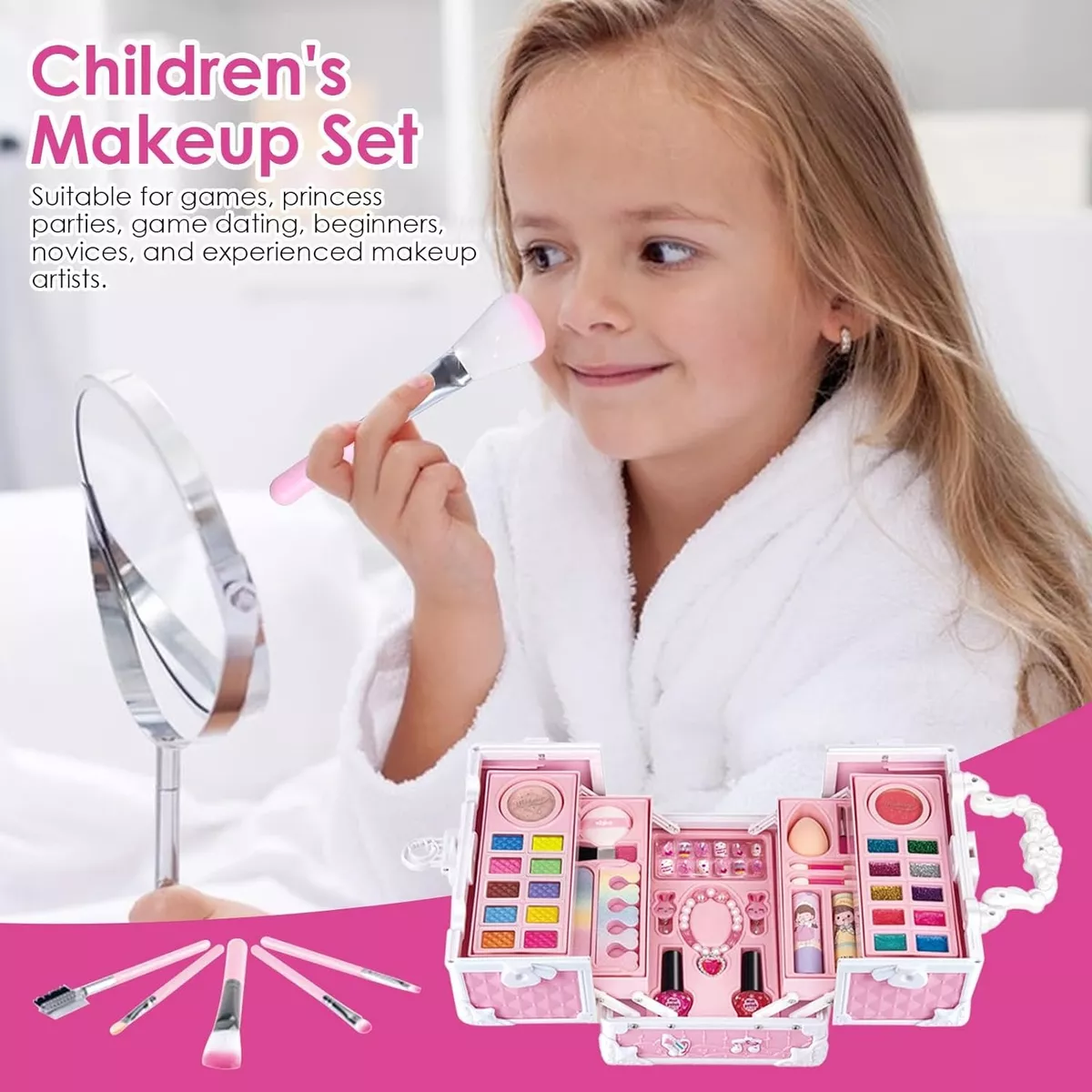 Juguete Maquillaje Belleza Cosmético De Niñas