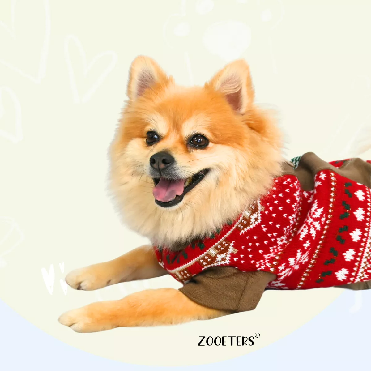 Sueter Navideño Perro Gato Razas Pequeñas Chico Zooeters