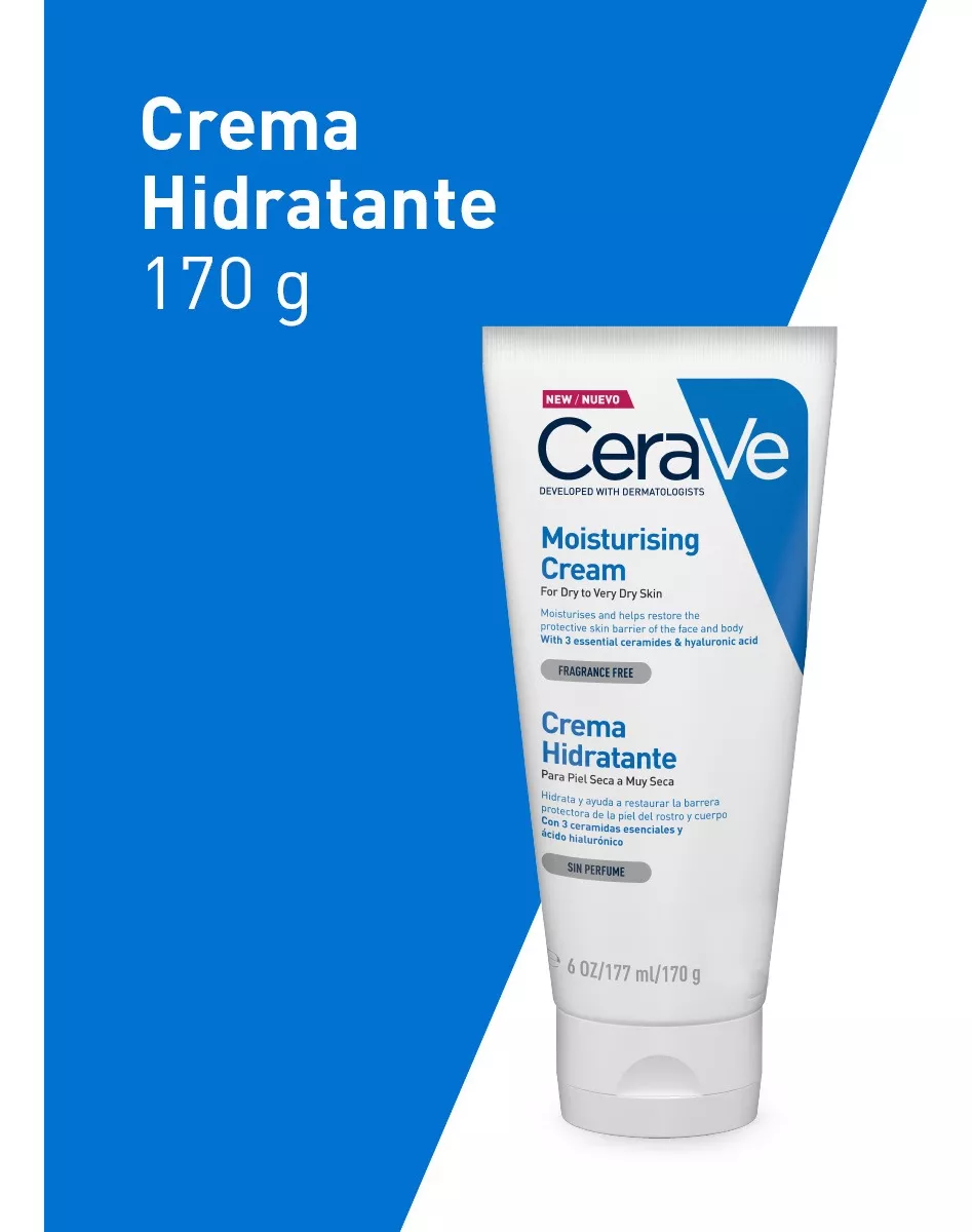 Crema Hidratante Cerave Para Piel Seca A Muy Seca