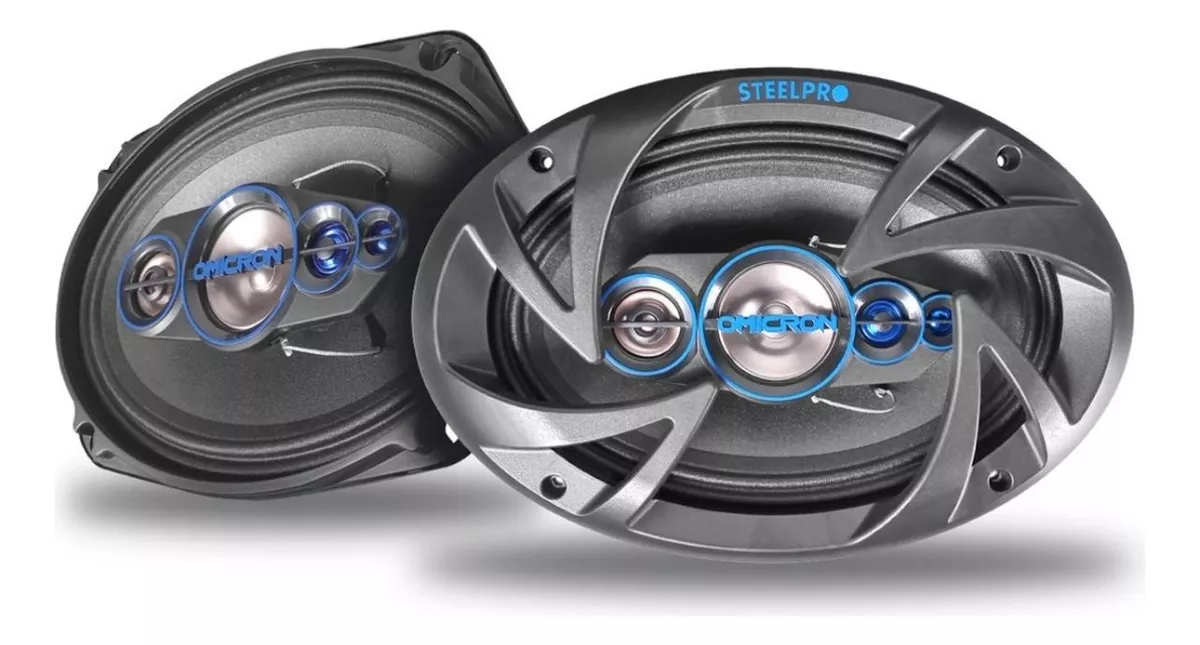 kit Subwoofer Amplificado + Bocinas 6x9 + 6.5 By Steelpro