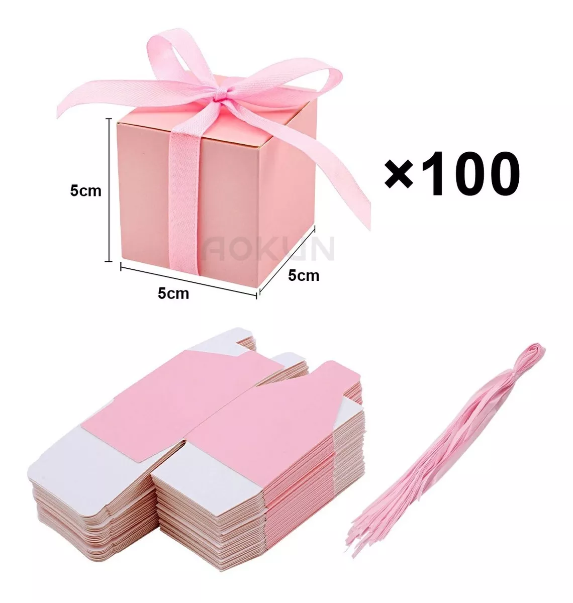 100 Cajitas Para Dulces,cajas Para Dulces Recuerdos Boda