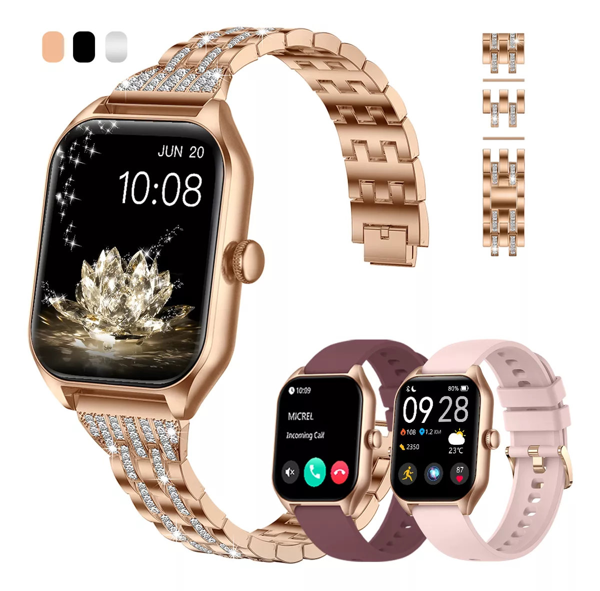 Reloj Smartwatch 1.85 Mujer Relojes Inteligentes Smart reloj