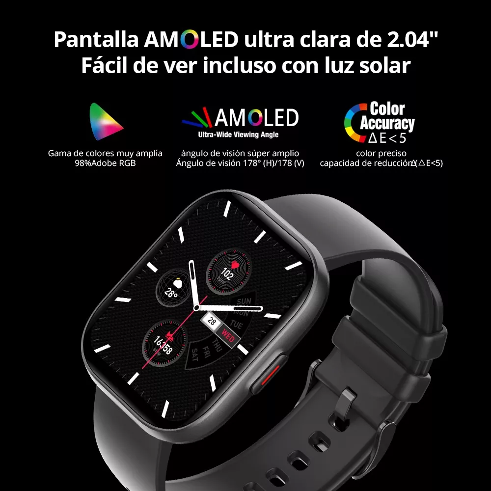 Reloj Inteligente Amoled Smartwatch Hd De 2.04'' Colmi P68