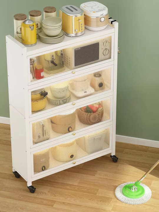 Muebles de cocina con ruedas que no ocupan mucho espacio🍉[10 días a tu puerta]