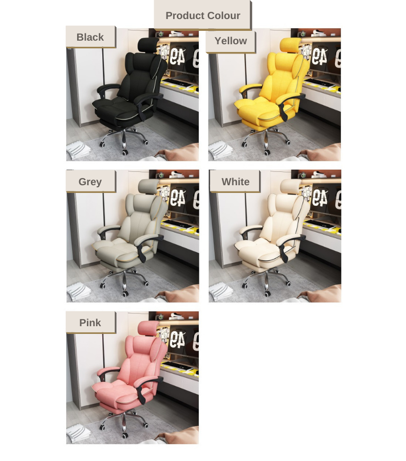 🔥Compra una y llévate otra gratis 🌟Silla de oficina ergonómica con reposacabezas y reposapiés