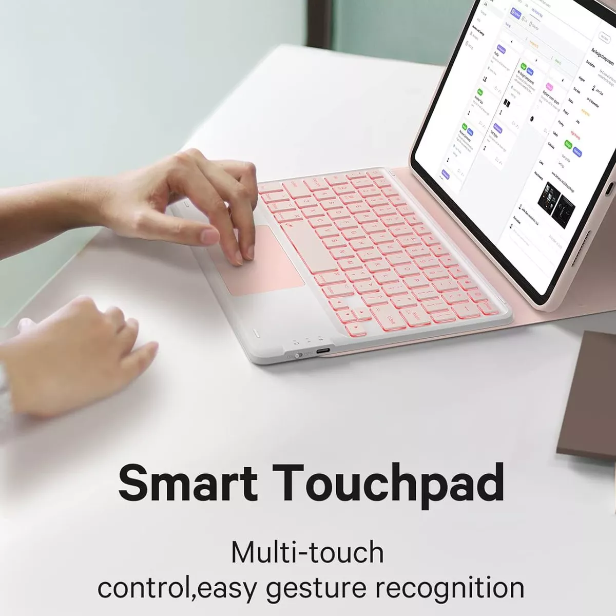 Funda Teclado Mouse+ Lapiz Para Galaxy Tab A9+ Plus 11'' Ñ