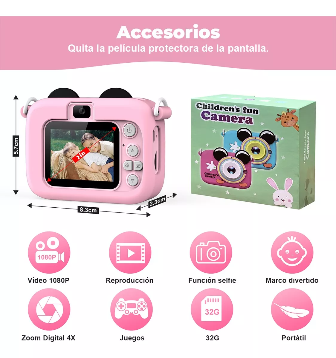 Camaras Para Niños Camara Digital Camara De Fotos Regalos