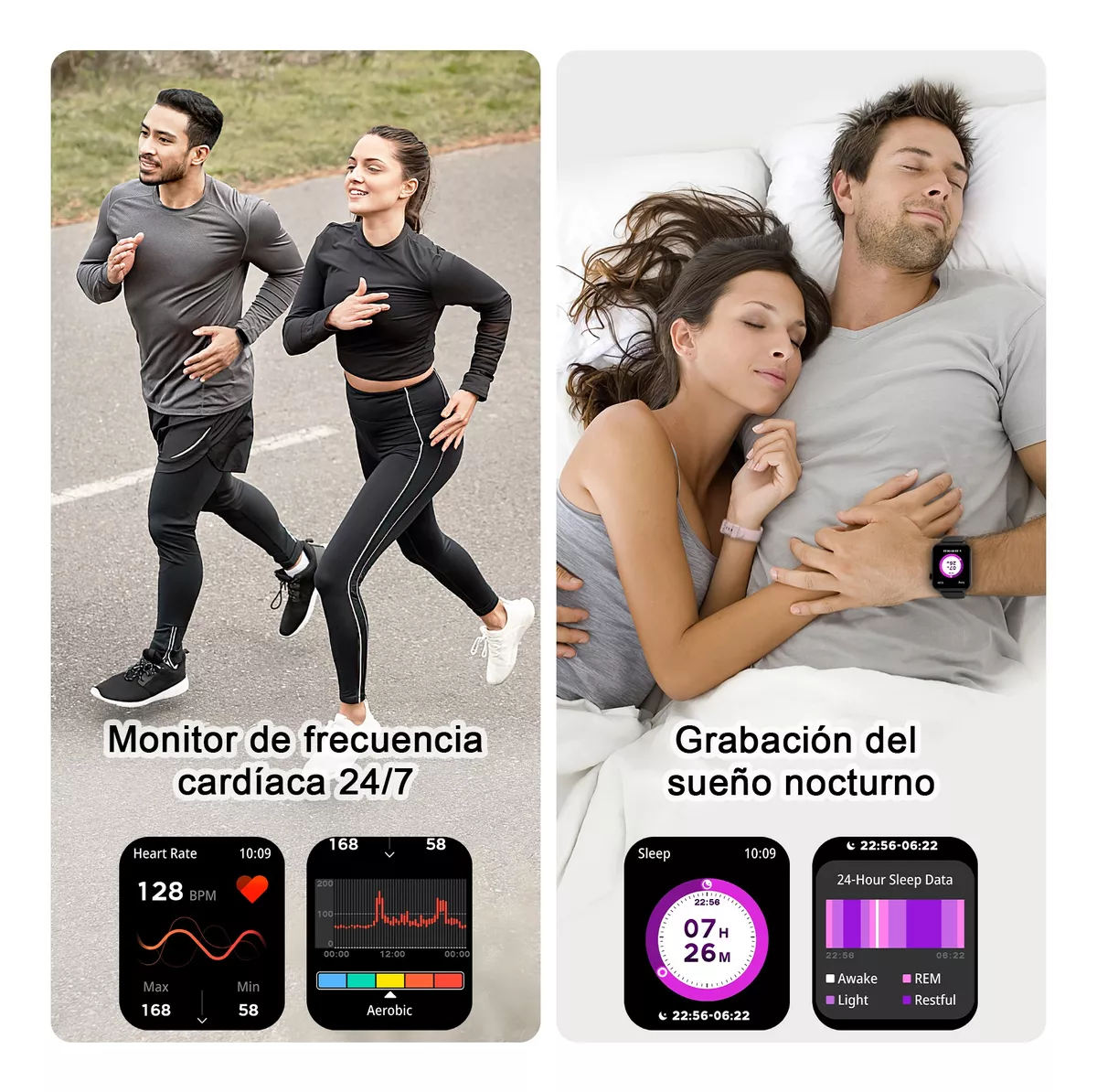 Reloj Inteligente Mujer, Smartwatch, Llamada, Asistente Voz