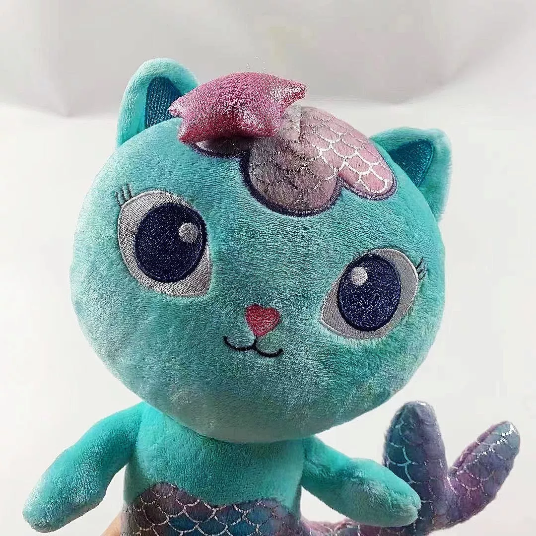 Casa De Muñecas Gabby De 25 Cm, Peluche, Gato Sirena, Regalo