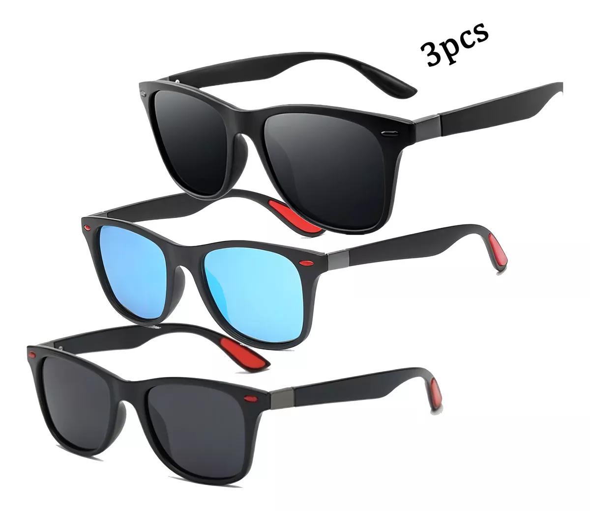 Gafas De Sol Polarizadas Gafas De Sol Neutras 3pcs