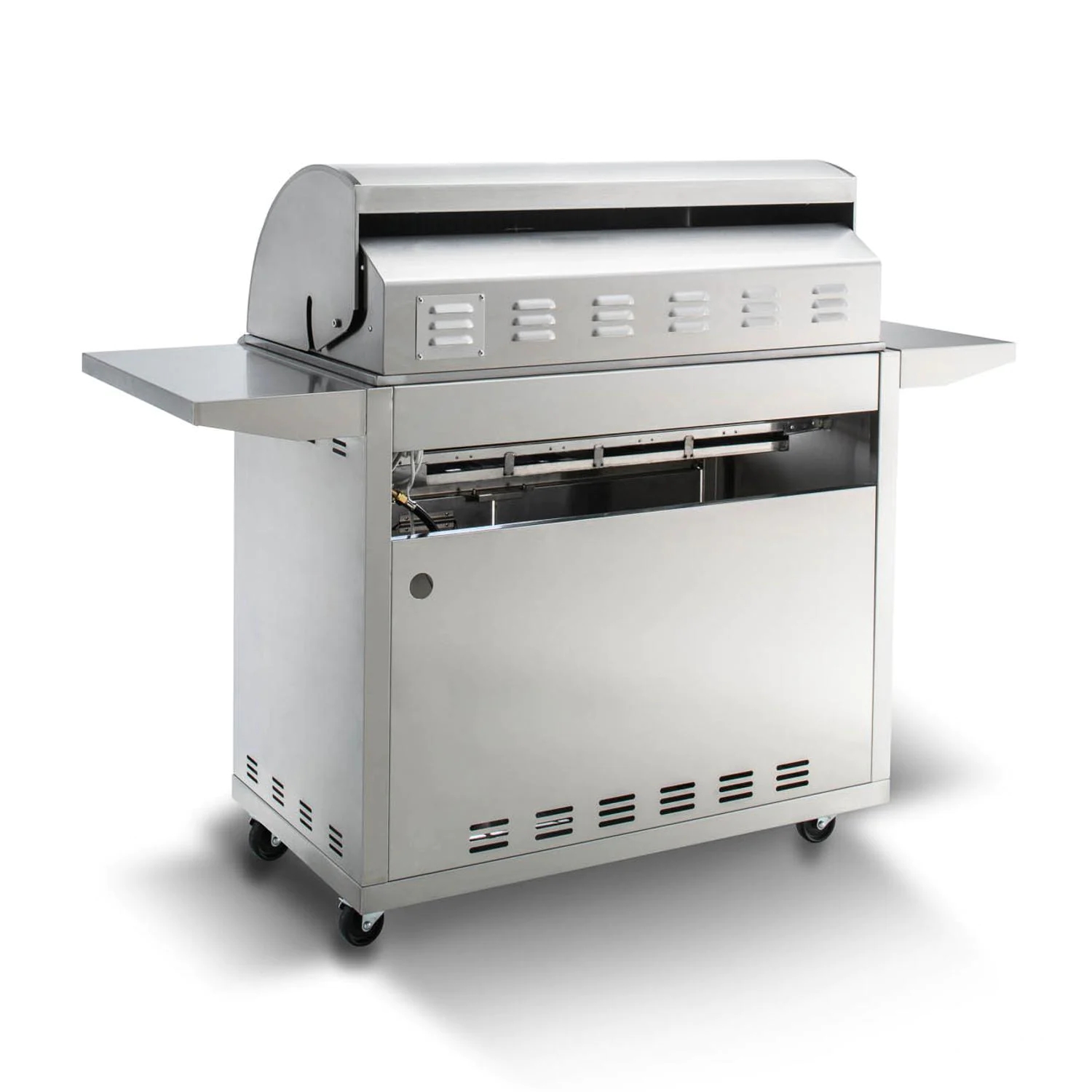 Blaze Premium LTE Parrilla de gas propano de 40 pulgadas y 5 quemadores con quemador infrarrojo trasero y luces de parrilla-BLZ-5LTE2-LP