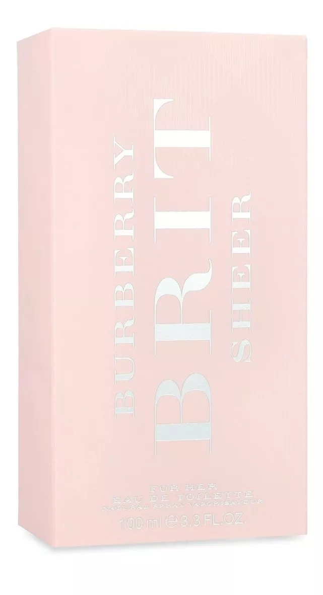 Perfume Mujer Brit Sheer De Burberry Eau De Toilette 100ml