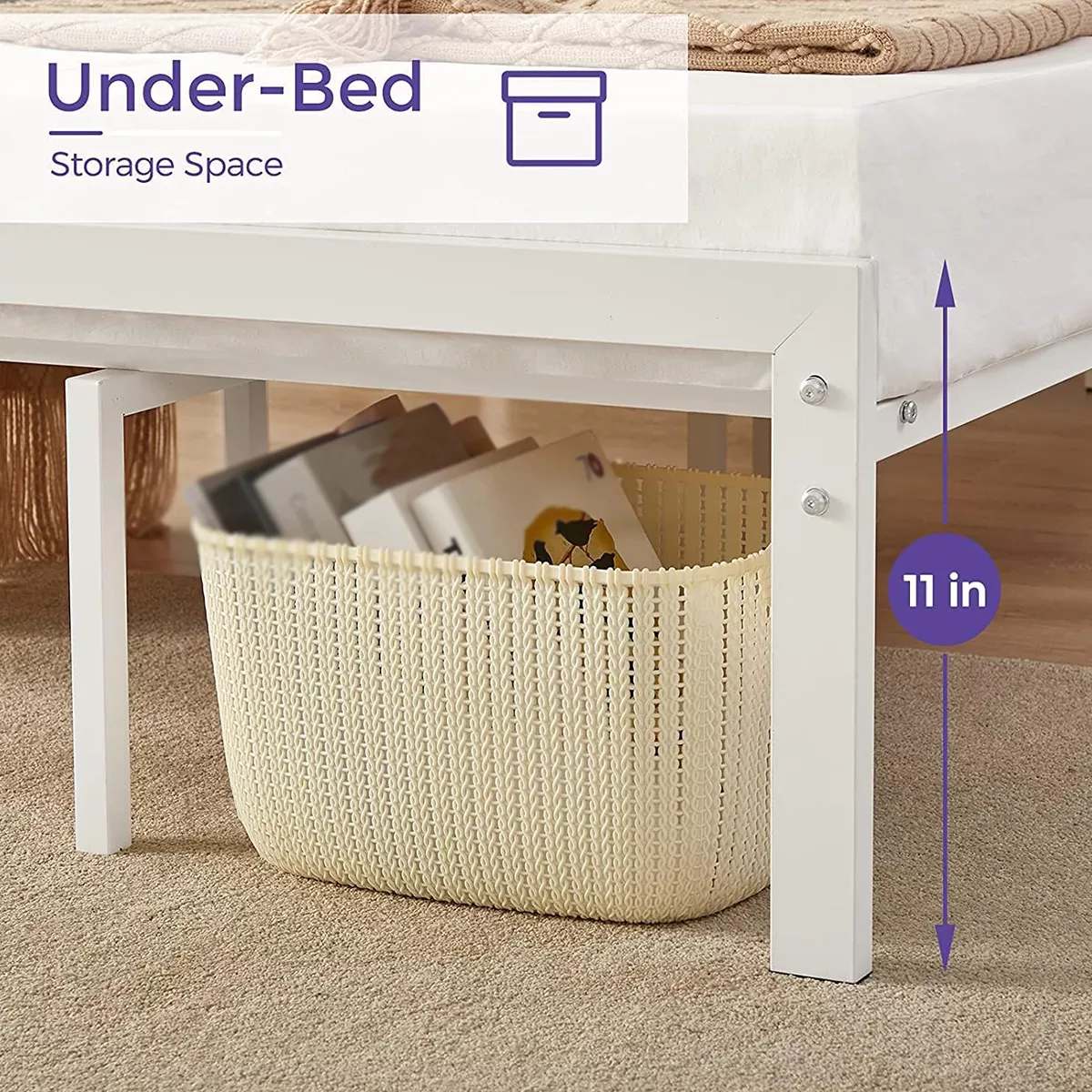 Base De Cama Matrimonial Con Cabecero Refuerzo Multicapa