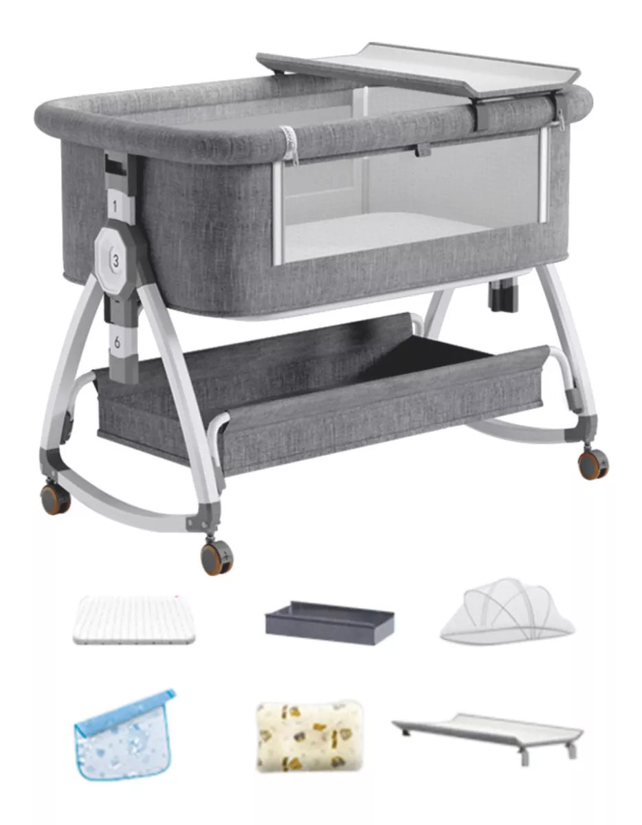 Cuna Colecho Corral Para Bebes Plegable Con Mosquitero