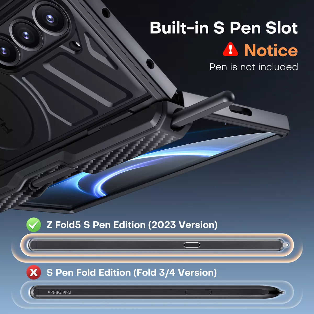 Funda Magnético Magsafe Para Samsung Galaxy Z Fold6 Con Mica