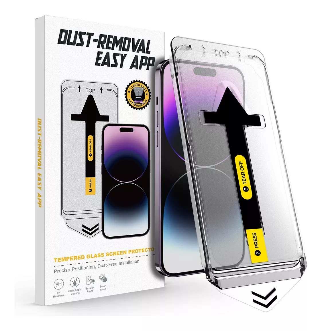2 Piezas Mica Cristal Templado Hd Para iPhone