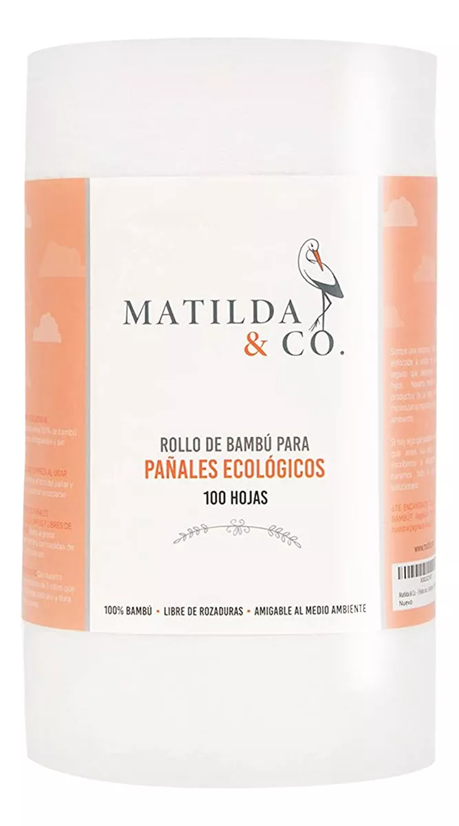 Set 3 Pañales Ecológicos Niño, 3 Insertos, Rollo, Matilda&co