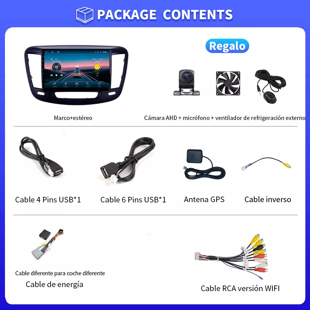 Cámara Estéreo Carplay Para Chrysler 200 200c 200s 2013-2017