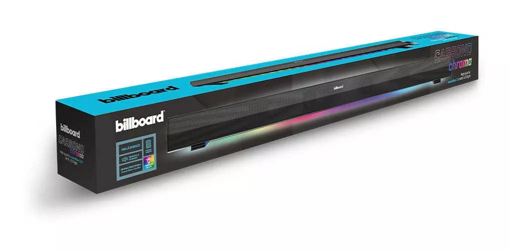 Bocina Barra De Audio Inalámbrica Billboard Carbono Chroma
