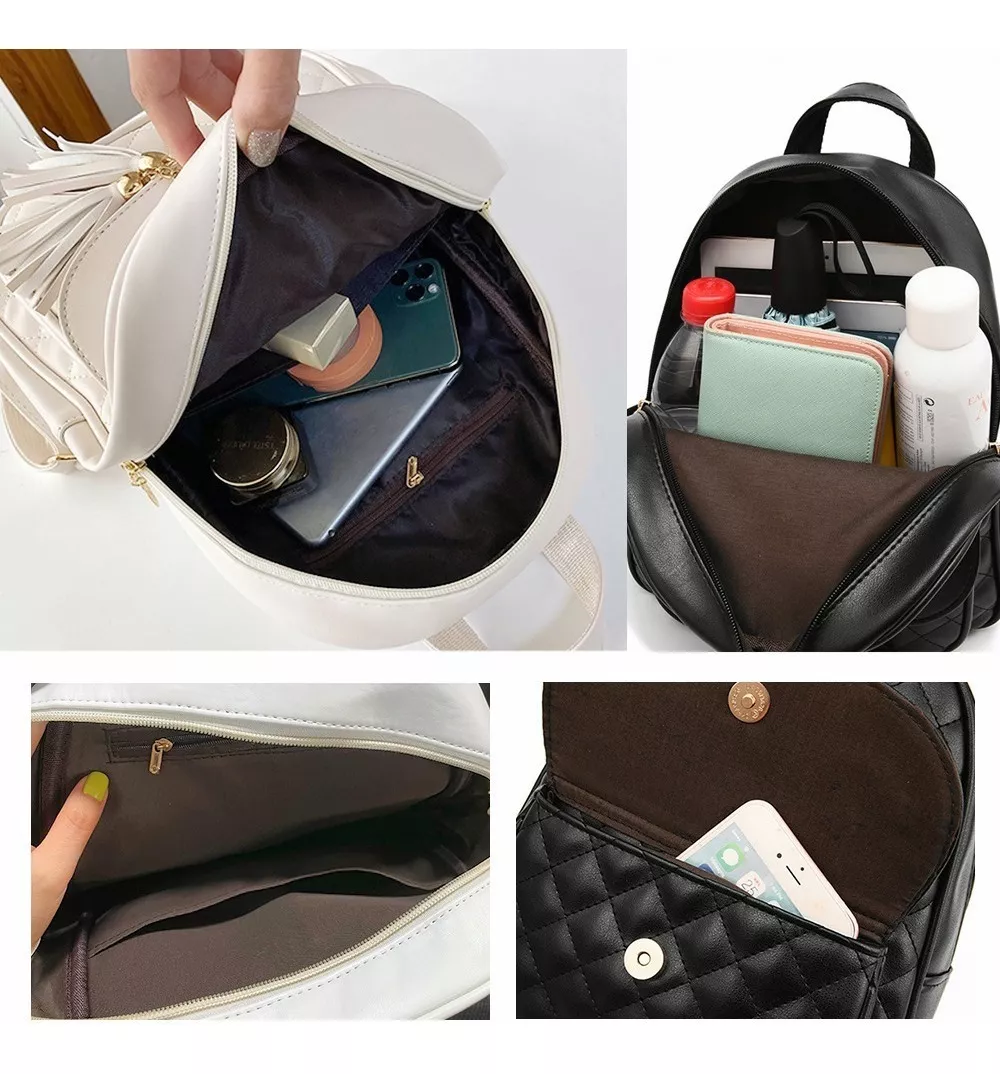 kit Mochila Moda Casual Bolso Impermeable Casual Para Mujer