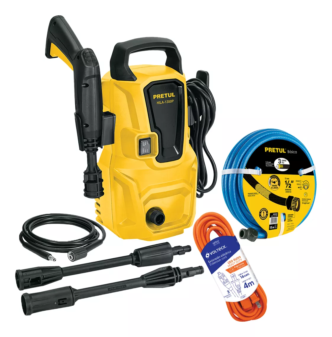 Hidrolavadora Tipo Karcher, Manguera 10m Y Extensi&oacute;n Kit280
