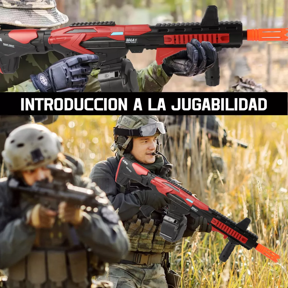 Pistola De Juguete De Hidrogel Eléctrica Regalo Para Niños