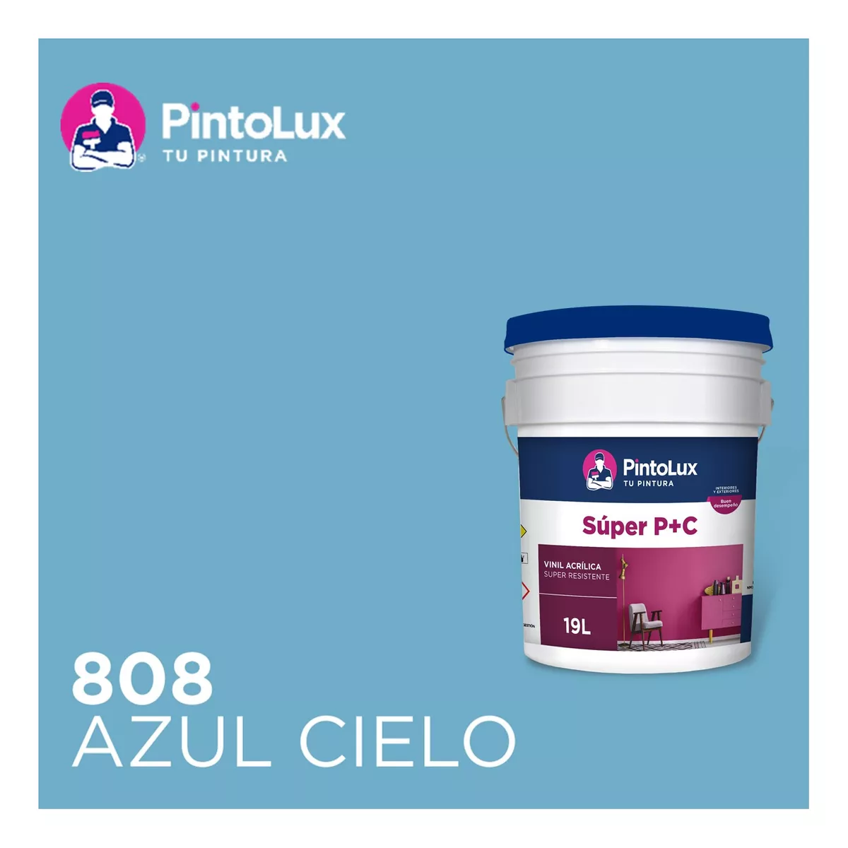 Pintura Pintolux Pc 19l Acrílica