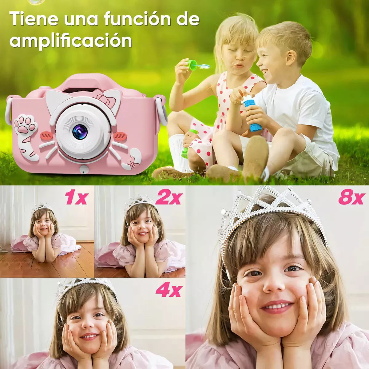 Cámara Digital Para Niños Video Regalo Jueguete C/tarjeta Sd