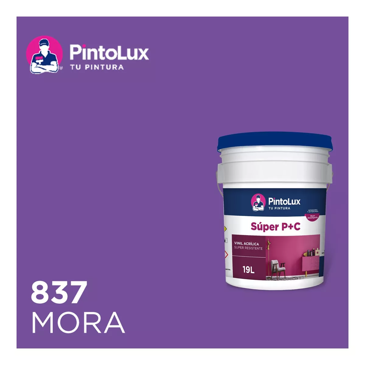 Pintura Pintolux Pc 19l Acrílica