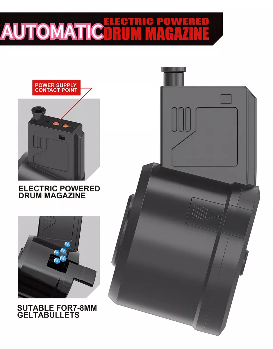 Pistola De Juguete De Bolas Hidrogel Eléctrica Arp9 75cm
