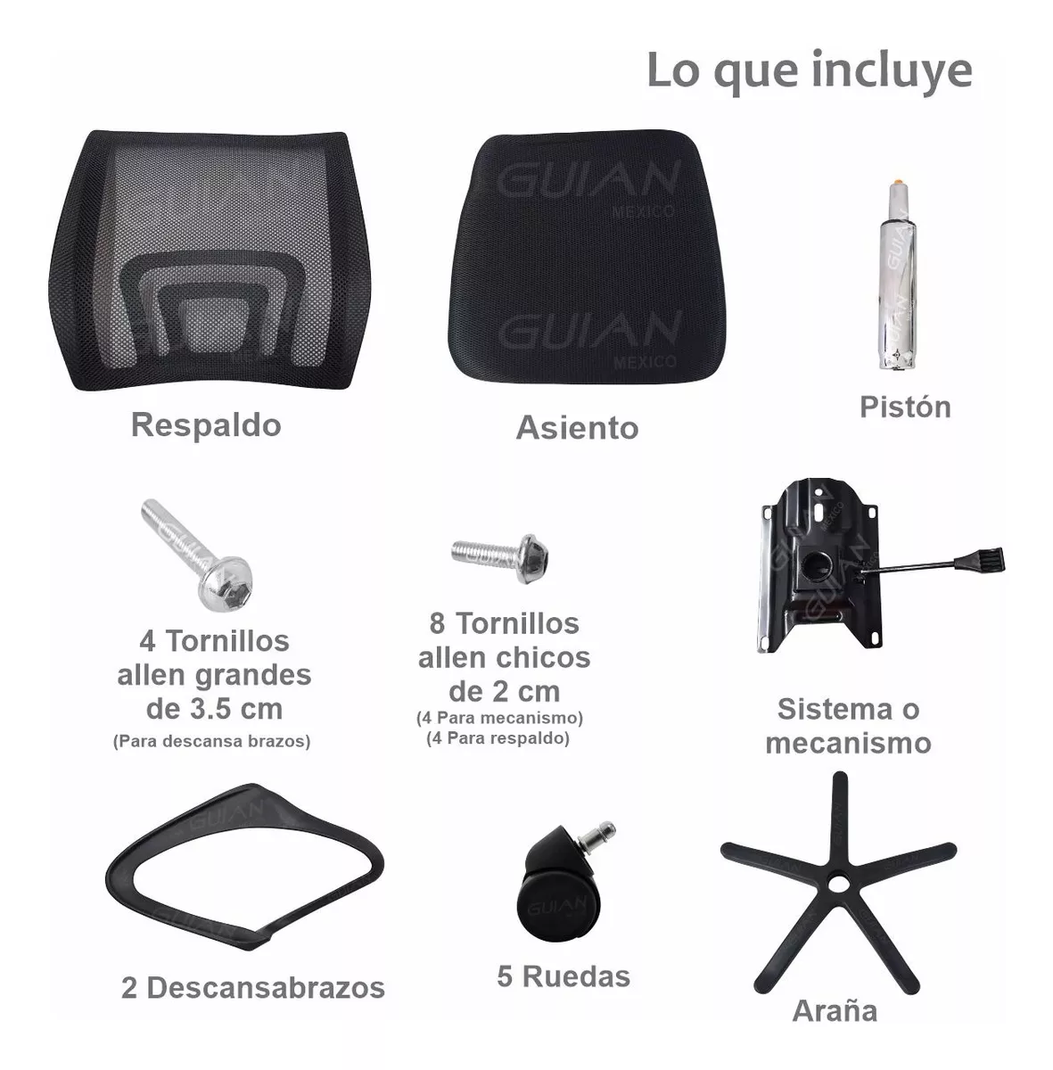 Silla Oficina Ejecutiva Girativo Suave Con Tapizado