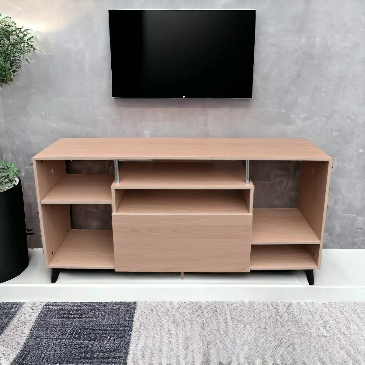 Centro De Entretenimiento Ibiza, Mueble Tv, 80 Alto, Hogare