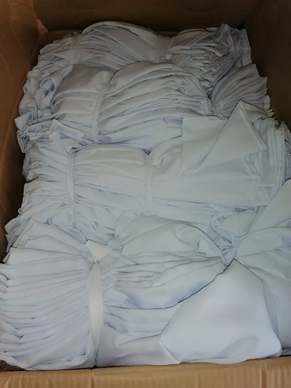 200 Fundas (Silla Acojinada O Plastica)y 200 Moños
