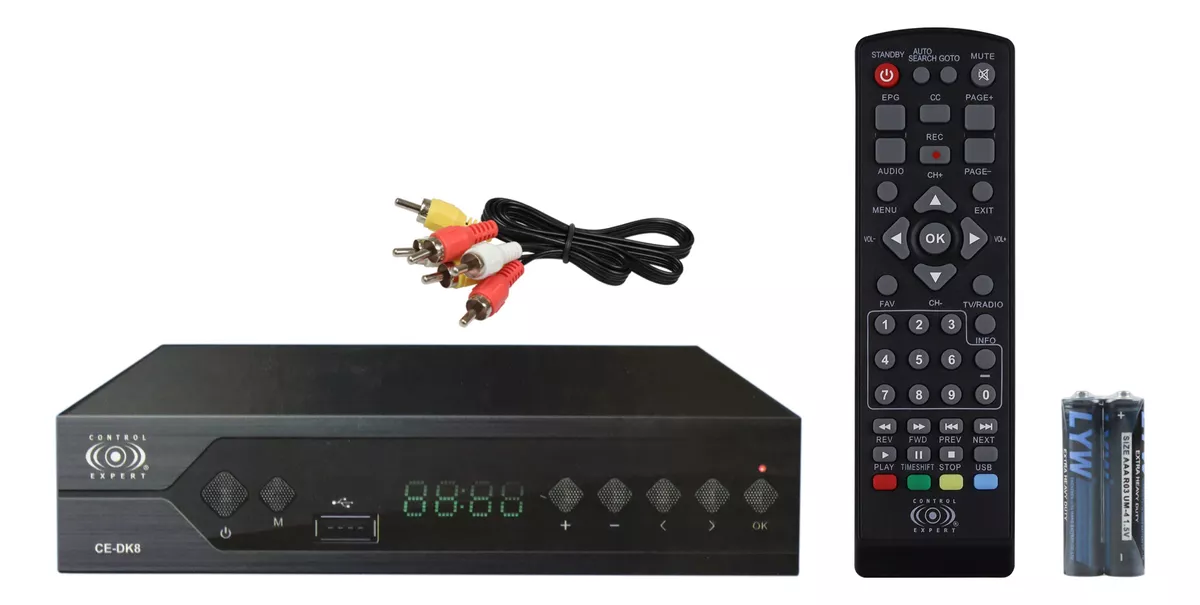 Decodificador Convertidor Digital Tv Hdmi 1080p Full Hd
