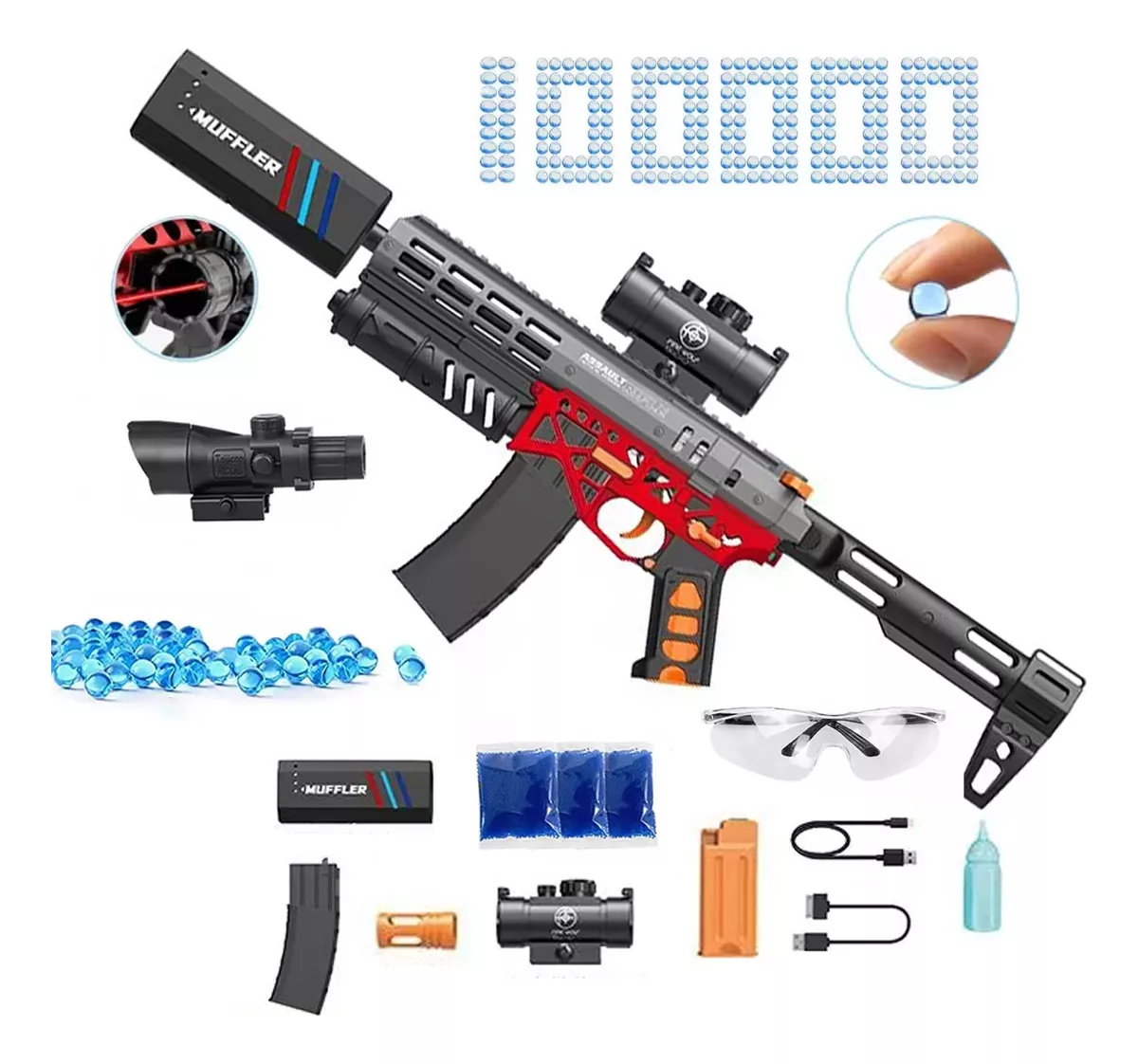 Mk6 Pistola De Juguete De Pistolas De Hidrogel Para Ni&ntilde;os