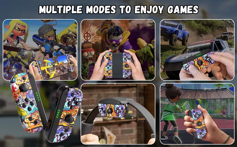 Control Joystick Pintada Inalámbrico Para Nintendo Switch