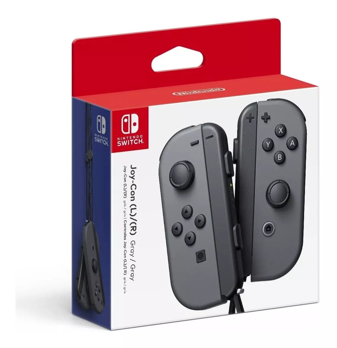 Control joystick inalámbrico Nintendo Switch Joy-Con (L)/(R) LED RGB gris