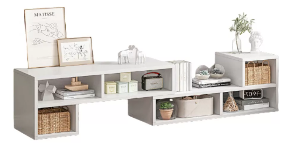 Mueble Mesa Para Tv Moderno Minimalista Escalable 120-180cm