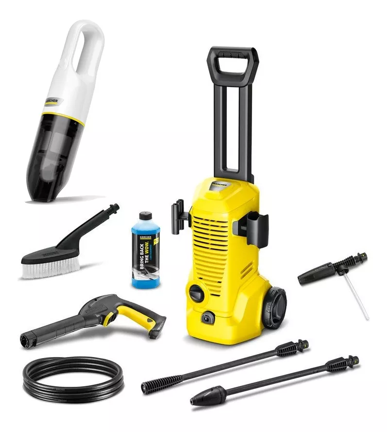 kit Hidrolavadora K2 Premium auto Y Aspiradora Cvh2 Karcher