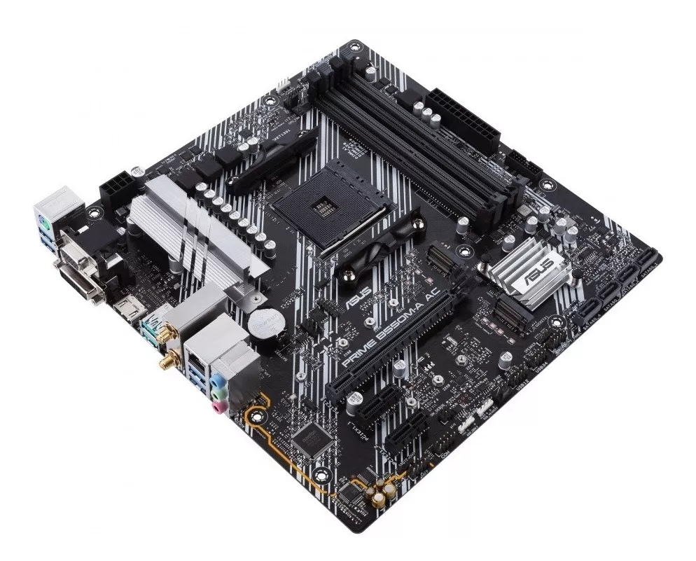 Tarjeta Madre Asus Prime B550m-a Wifi Pcie 4.0 Dual M.2 4x4