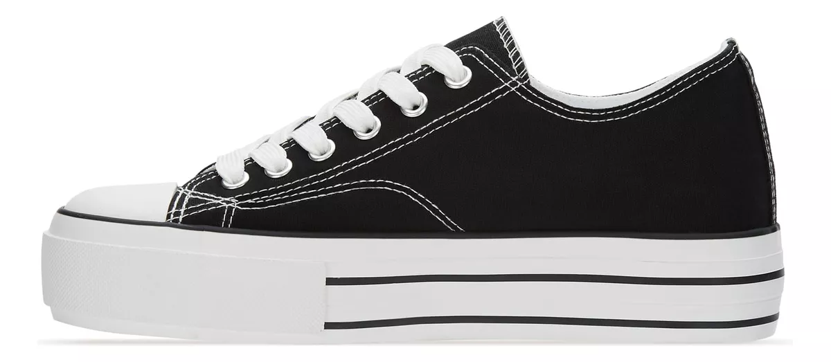 Tenis Casual Andrea Para Mujer Versátil Negro