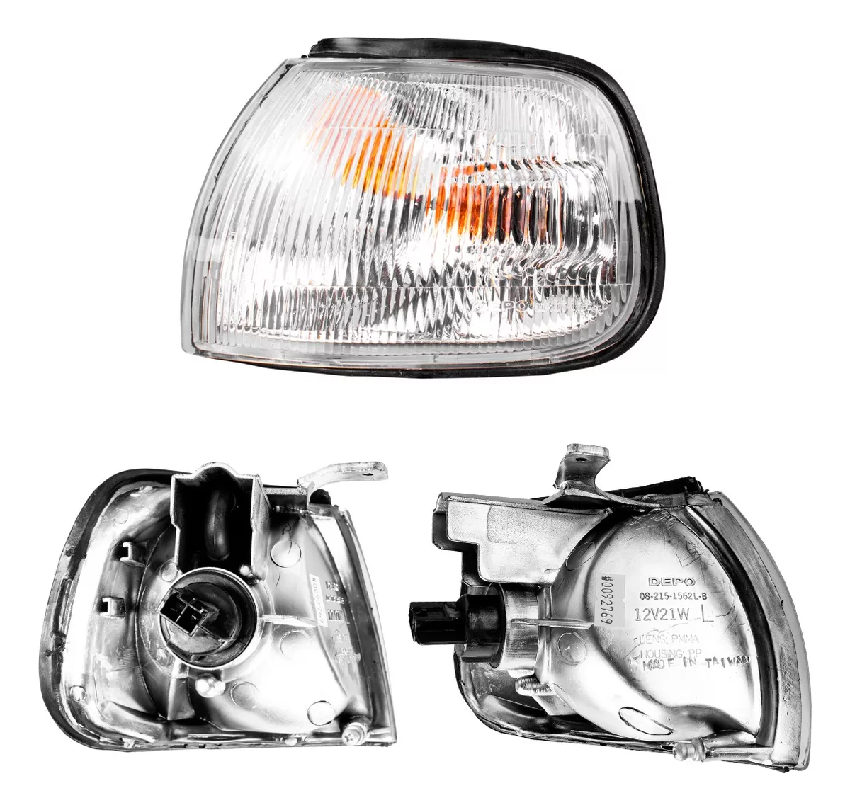 kit Frente Tsuru 3 Depo Faros Cuartos Biseles Parrilla Emble